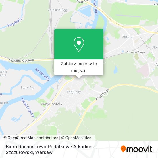 Mapa Biuro Rachunkowo-Podatkowe Arkadiusz Szczurowski