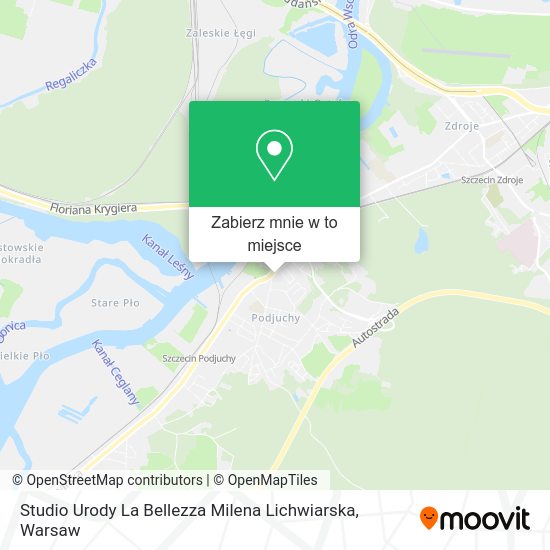 Mapa Studio Urody La Bellezza Milena Lichwiarska