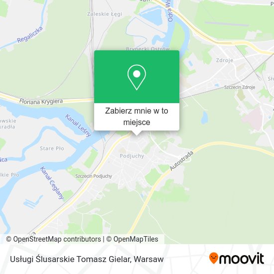 Mapa Usługi Ślusarskie Tomasz Gielar