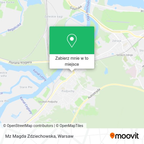 Mapa Mz Magda Zdziechowska