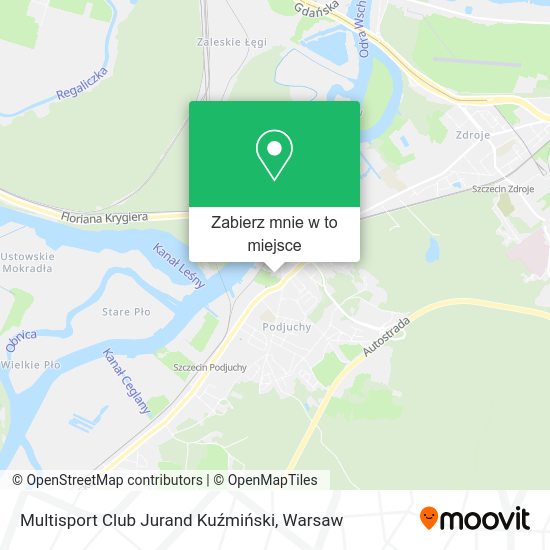 Mapa Multisport Club Jurand Kuźmiński