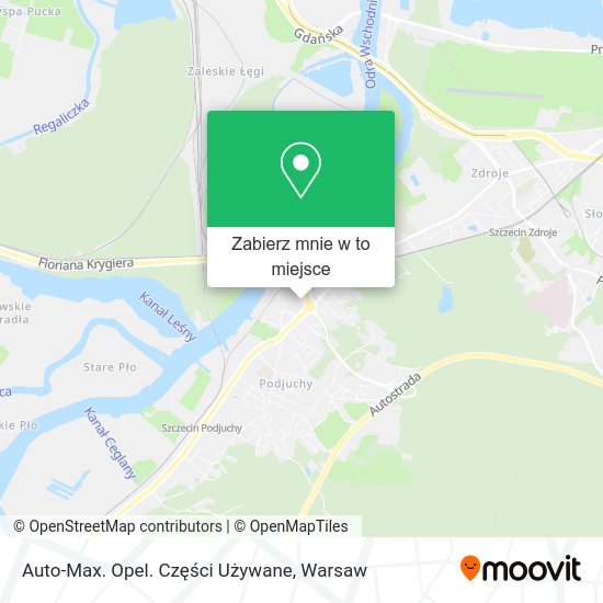 Mapa Auto-Max. Opel. Części Używane