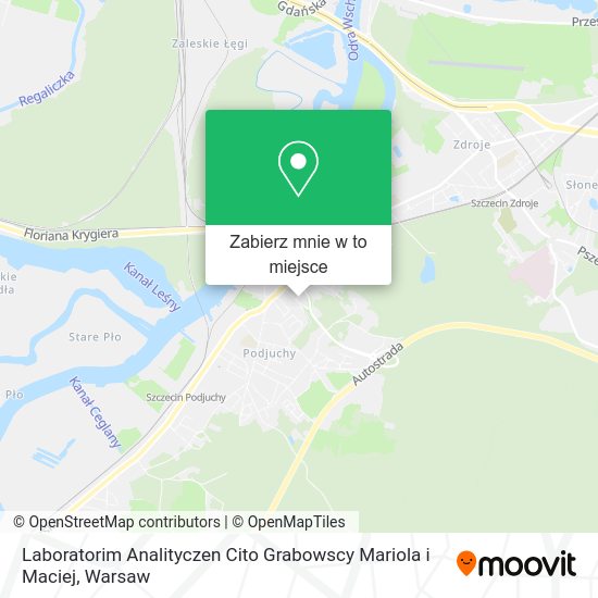 Mapa Laboratorim Analityczen Cito Grabowscy Mariola i Maciej