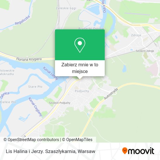 Mapa Lis Halina i Jerzy. Szaszłykarnia