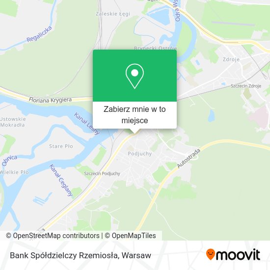 Mapa Bank Spółdzielczy Rzemiosła