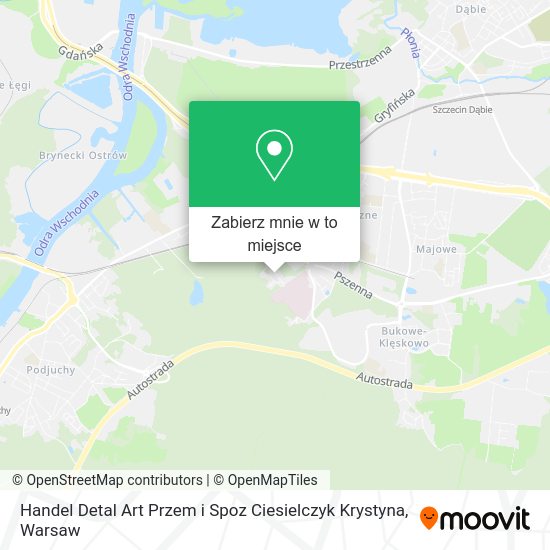 Mapa Handel Detal Art Przem i Spoz Ciesielczyk Krystyna