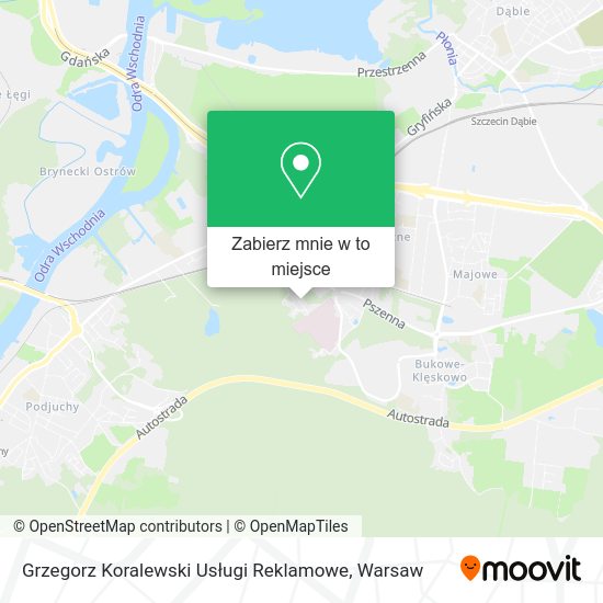 Mapa Grzegorz Koralewski Usługi Reklamowe