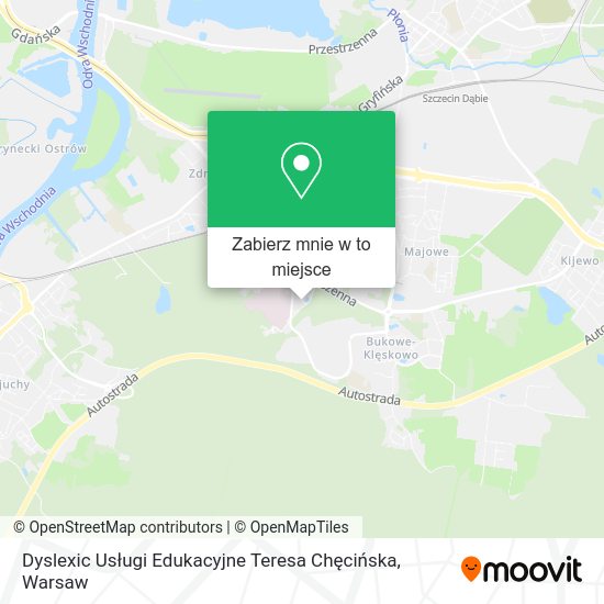 Mapa Dyslexic Usługi Edukacyjne Teresa Chęcińska