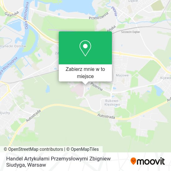 Mapa Handel Artykułami Przemysłowymi Zbigniew Siudyga