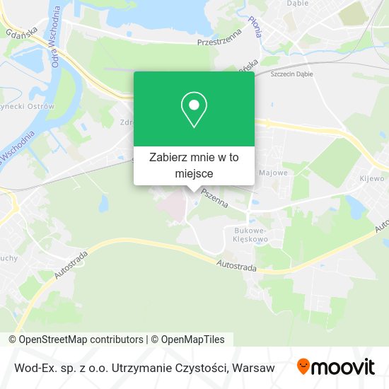 Mapa Wod-Ex. sp. z o.o. Utrzymanie Czystości