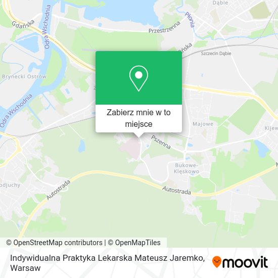 Mapa Indywidualna Praktyka Lekarska Mateusz Jaremko