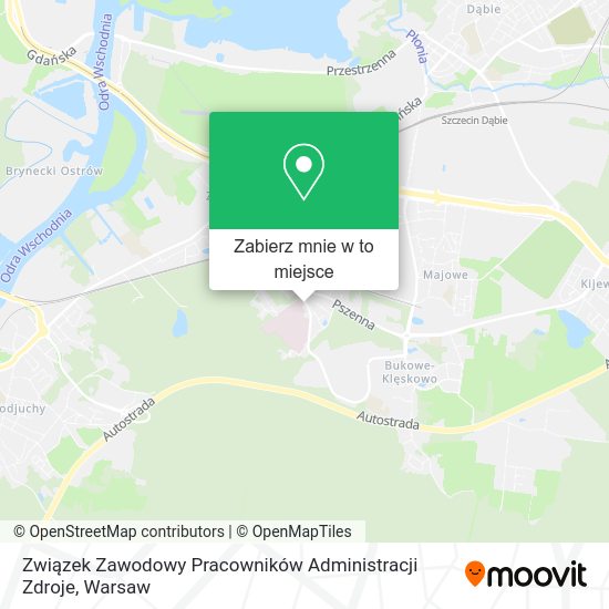 Mapa Związek Zawodowy Pracowników Administracji Zdroje