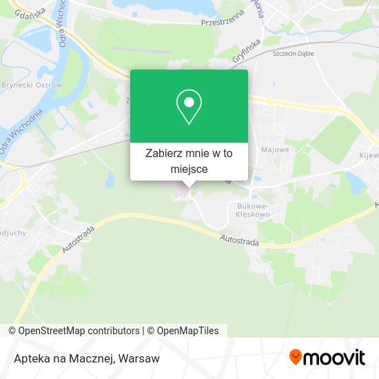 Mapa Apteka na Macznej