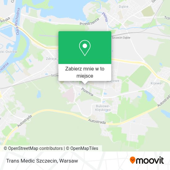 Mapa Trans Medic Szczecin