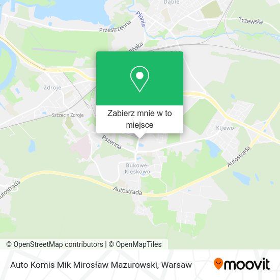 Mapa Auto Komis Mik Mirosław Mazurowski