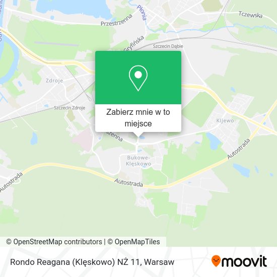 Mapa Rondo Reagana (Klęskowo) NŻ 11