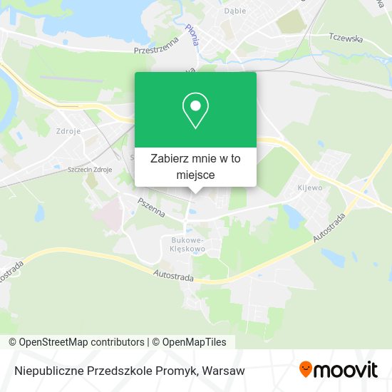 Mapa Niepubliczne Przedszkole Promyk