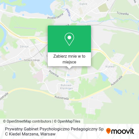 Mapa Prywatny Gabinet Psychologiczno Pedagogiczny Sp C Kiedel Marzena