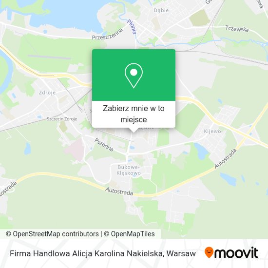 Mapa Firma Handlowa Alicja Karolina Nakielska