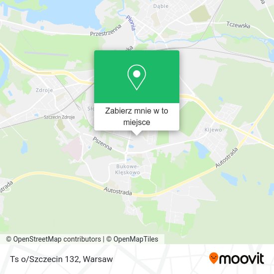 Mapa Ts o/Szczecin 132