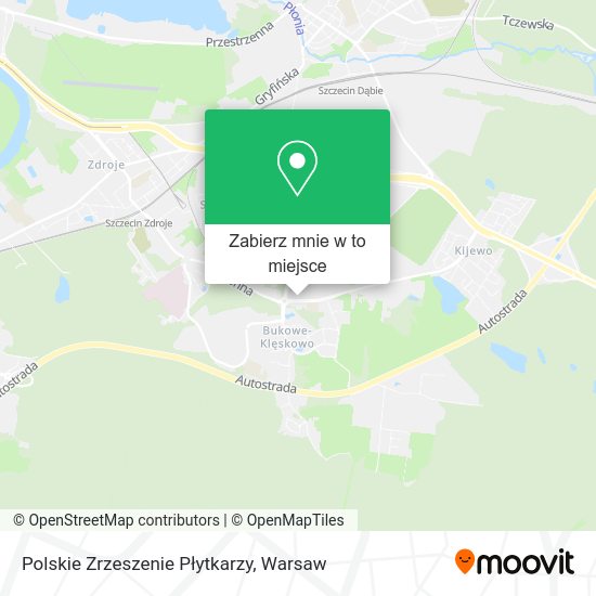 Mapa Polskie Zrzeszenie Płytkarzy