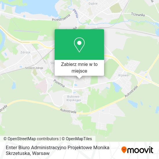 Mapa Enter Biuro Administracyjno Projektowe Monika Skrzetuska