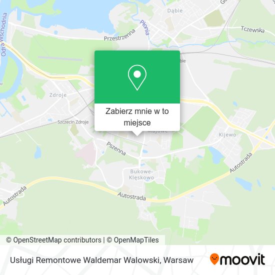 Mapa Usługi Remontowe Waldemar Walowski