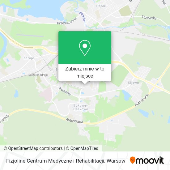 Mapa Fizjoline Centrum Medyczne i Rehabilitacji