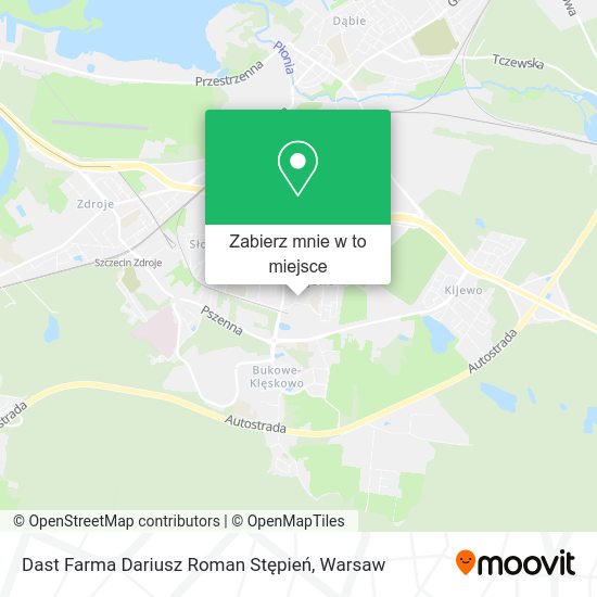 Mapa Dast Farma Dariusz Roman Stępień