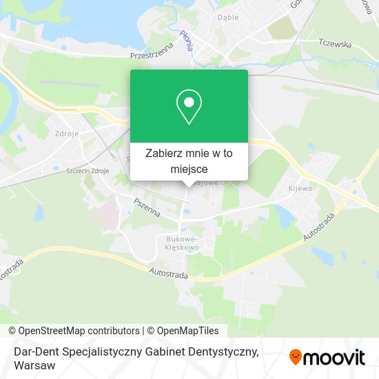 Mapa Dar-Dent Specjalistyczny Gabinet Dentystyczny