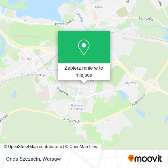 Mapa Onda Szczecin