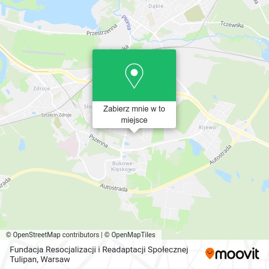 Mapa Fundacja Resocjalizacji i Readaptacji Społecznej Tulipan