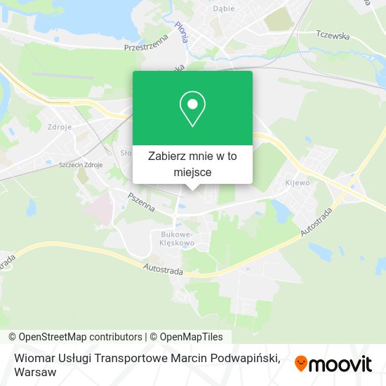 Mapa Wiomar Usługi Transportowe Marcin Podwapiński