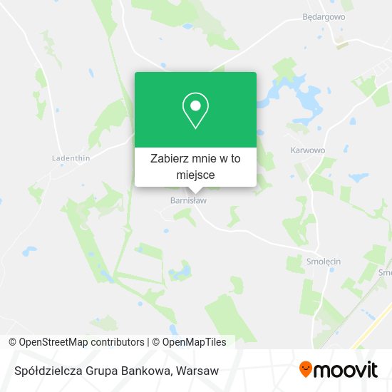 Mapa Spółdzielcza Grupa Bankowa