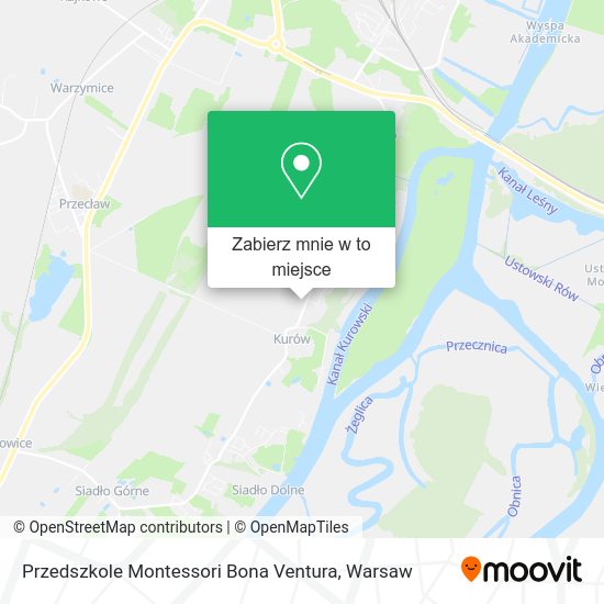 Mapa Przedszkole Montessori Bona Ventura