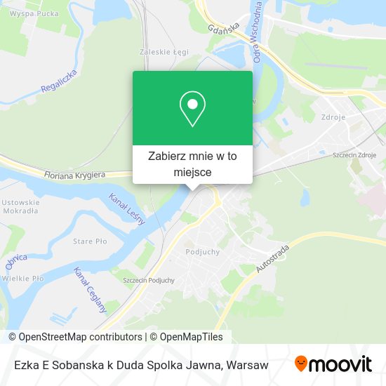 Mapa Ezka E Sobanska k Duda Spolka Jawna