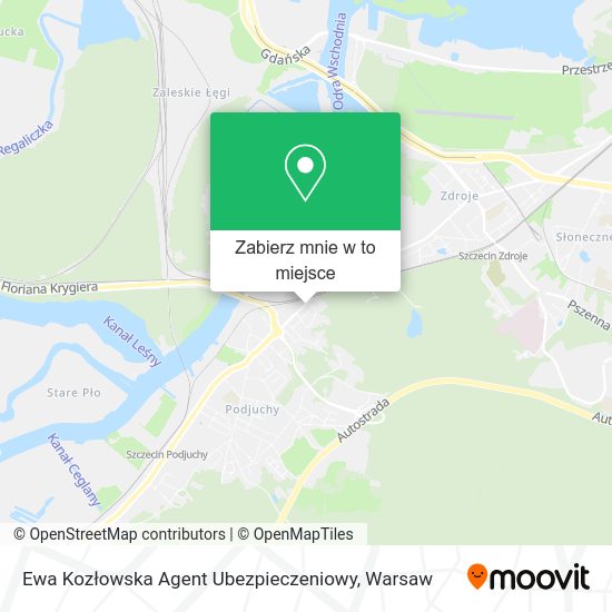 Mapa Ewa Kozłowska Agent Ubezpieczeniowy