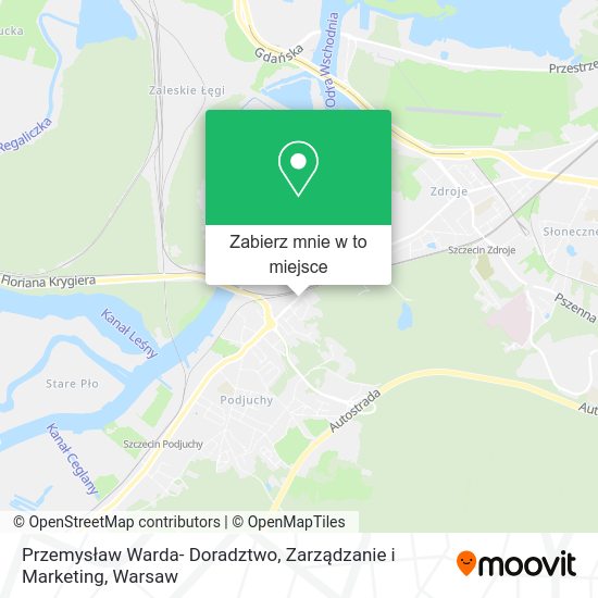 Mapa Przemysław Warda- Doradztwo, Zarządzanie i Marketing