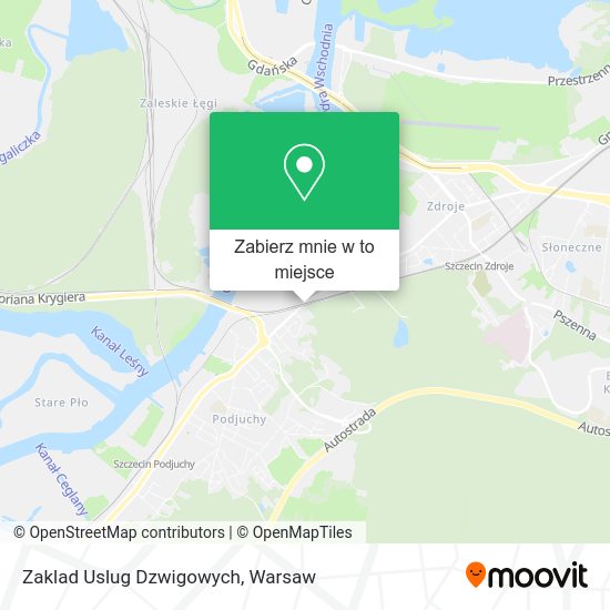 Mapa Zaklad Uslug Dzwigowych