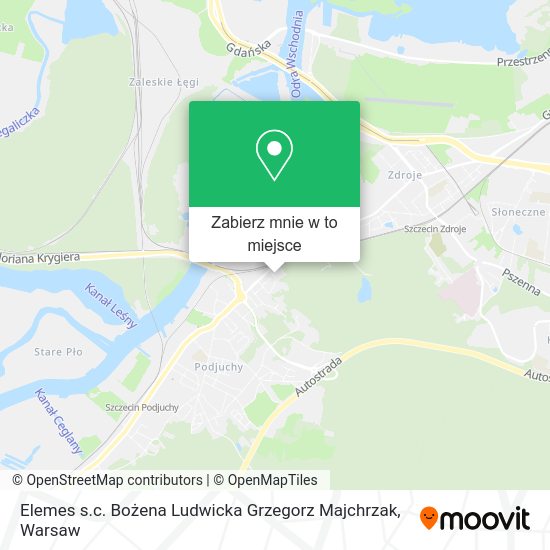 Mapa Elemes s.c. Bożena Ludwicka Grzegorz Majchrzak