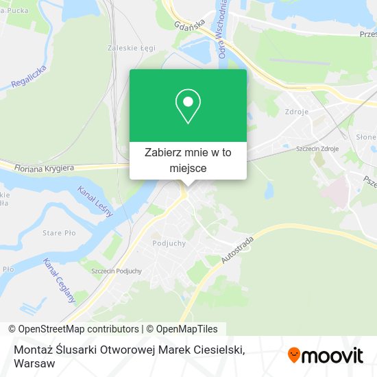 Mapa Montaż Ślusarki Otworowej Marek Ciesielski