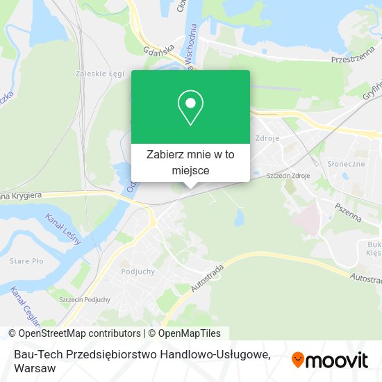 Mapa Bau-Tech Przedsiębiorstwo Handlowo-Usługowe