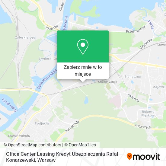 Mapa Office Center Leasing Kredyt Ubezpieczenia Rafał Konarzewski