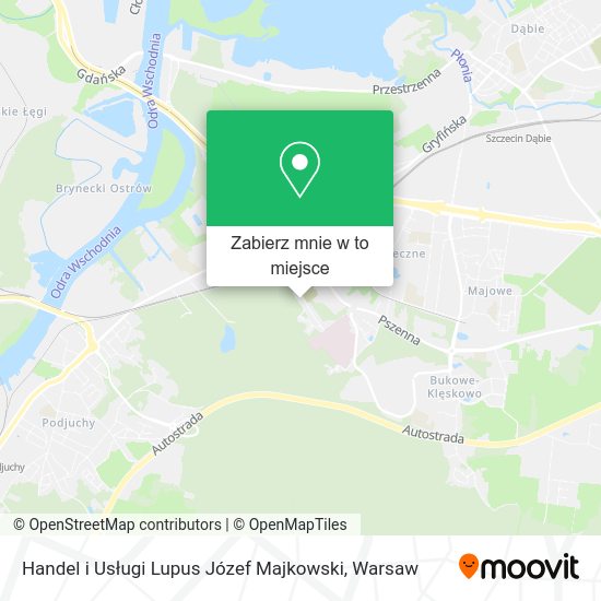 Mapa Handel i Usługi Lupus Józef Majkowski