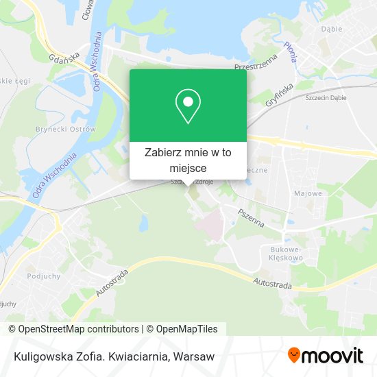 Mapa Kuligowska Zofia. Kwiaciarnia