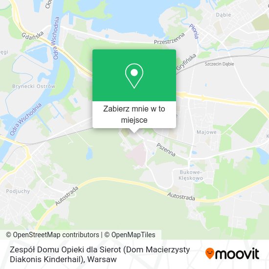 Mapa Zespół Domu Opieki dla Sierot (Dom Macierzysty Diakonis Kinderhail)