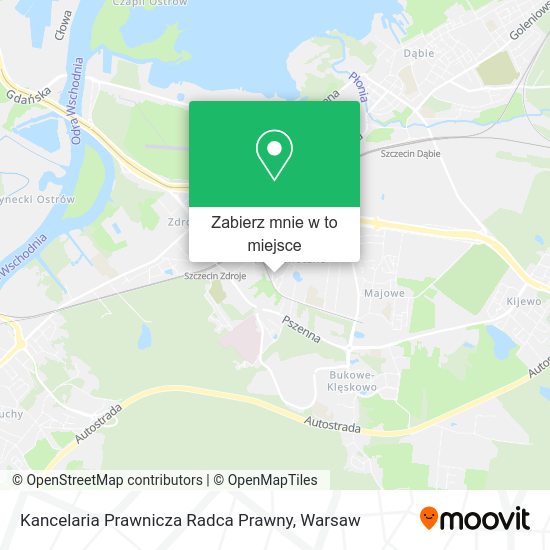 Mapa Kancelaria Prawnicza Radca Prawny