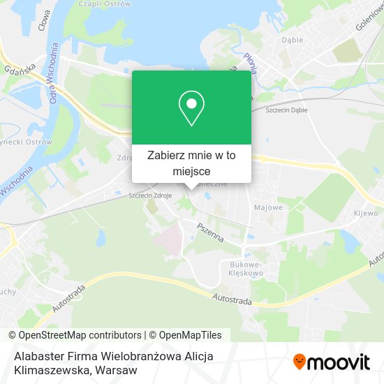 Mapa Alabaster Firma Wielobranżowa Alicja Klimaszewska