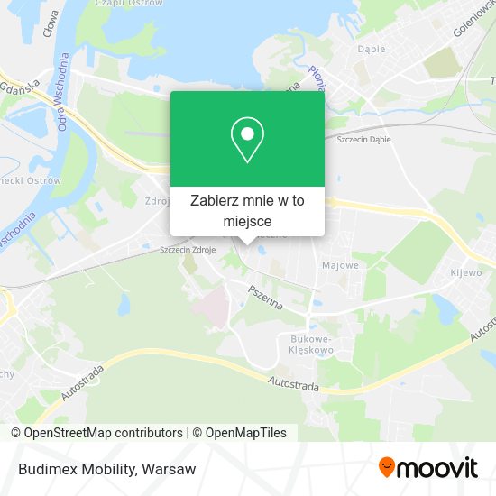 Mapa Budimex Mobility