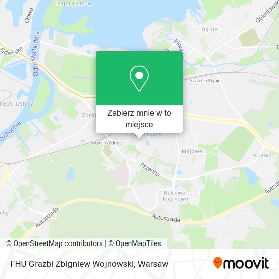 Mapa FHU Grazbi Zbigniew Wojnowski